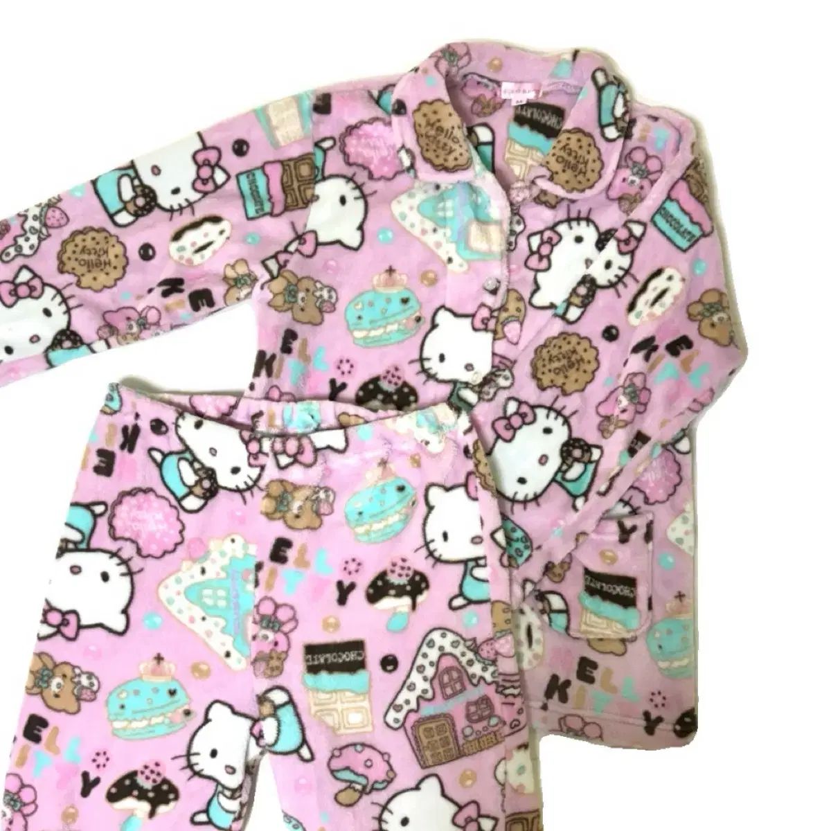 レア ハローキティ パジャマ上下セット レア Sanrio ハローキティ ラテ ギャル 量産型 パジャマ スリープ