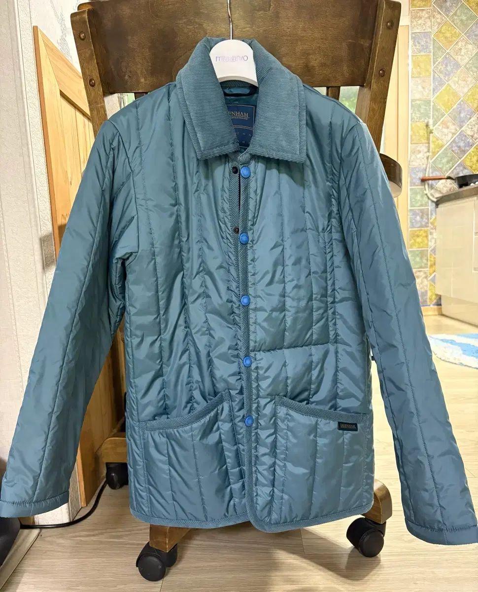 ラベンハム キルティング ジャケット ブルー