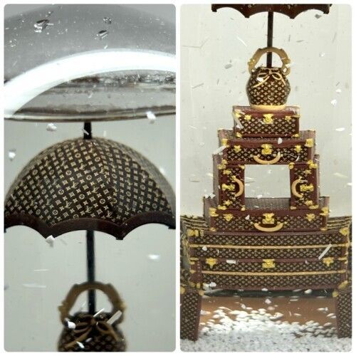 LouisVuitton ルイ・ヴィトン モノグラム トランクタワー エッフェル塔