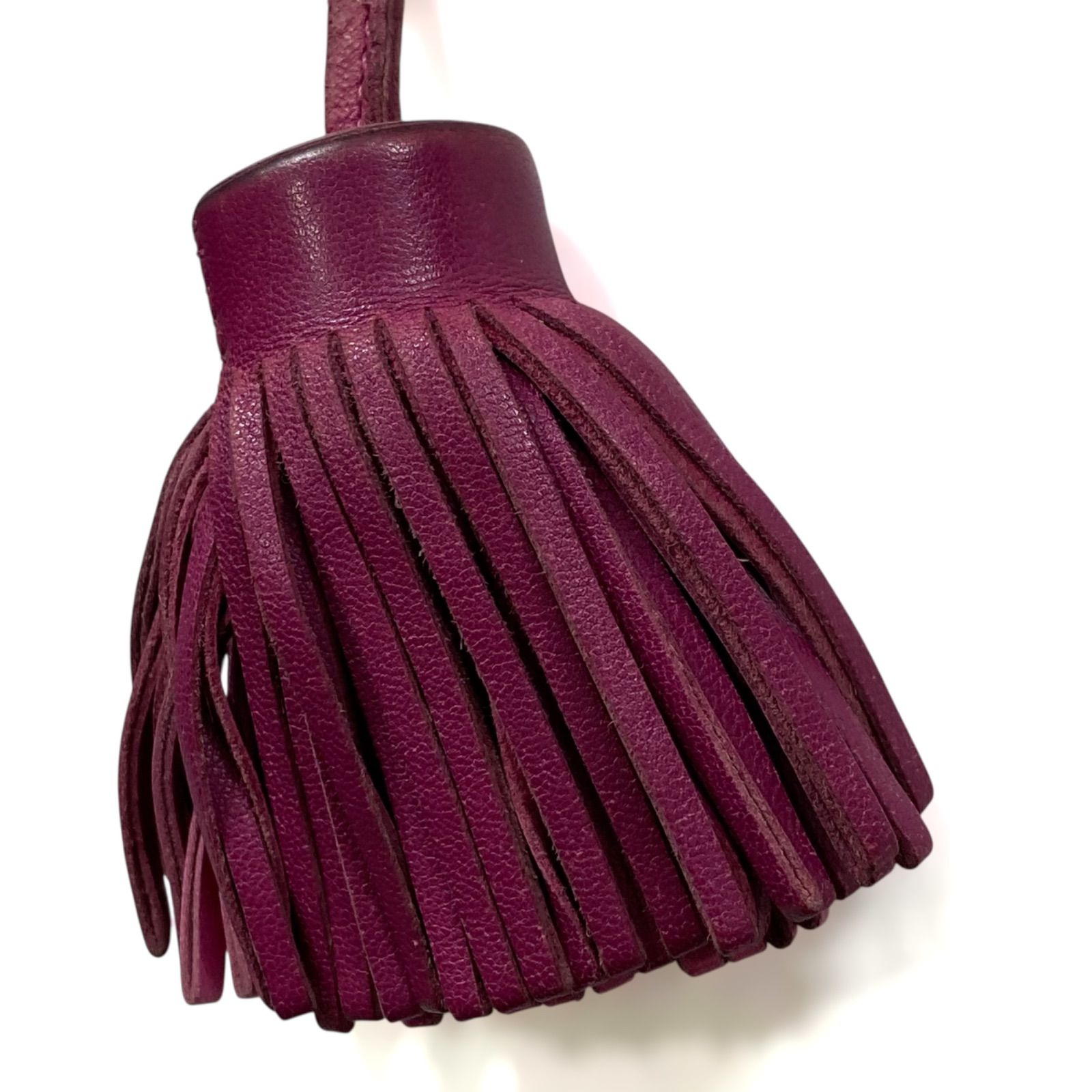 エルメス カルメン キーホルダー バッグチャーム キーリング ローズ