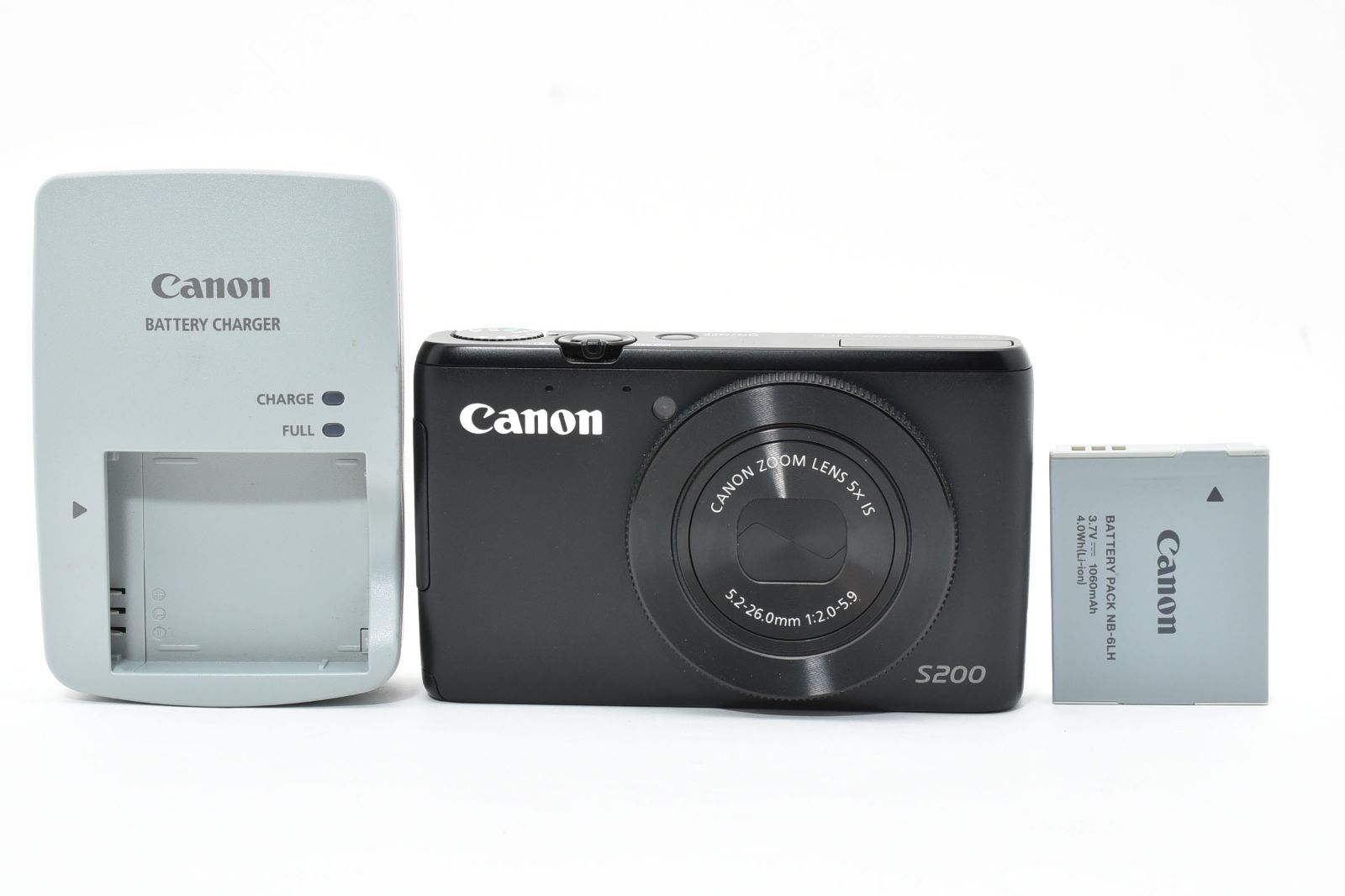 【現状訳アリ品】　動作確認済　デジタルカメラ Canon S200　ブラック 現状訳アリ品】 動作確認済 デジタルカメラ Canon S200 ブラック 現状