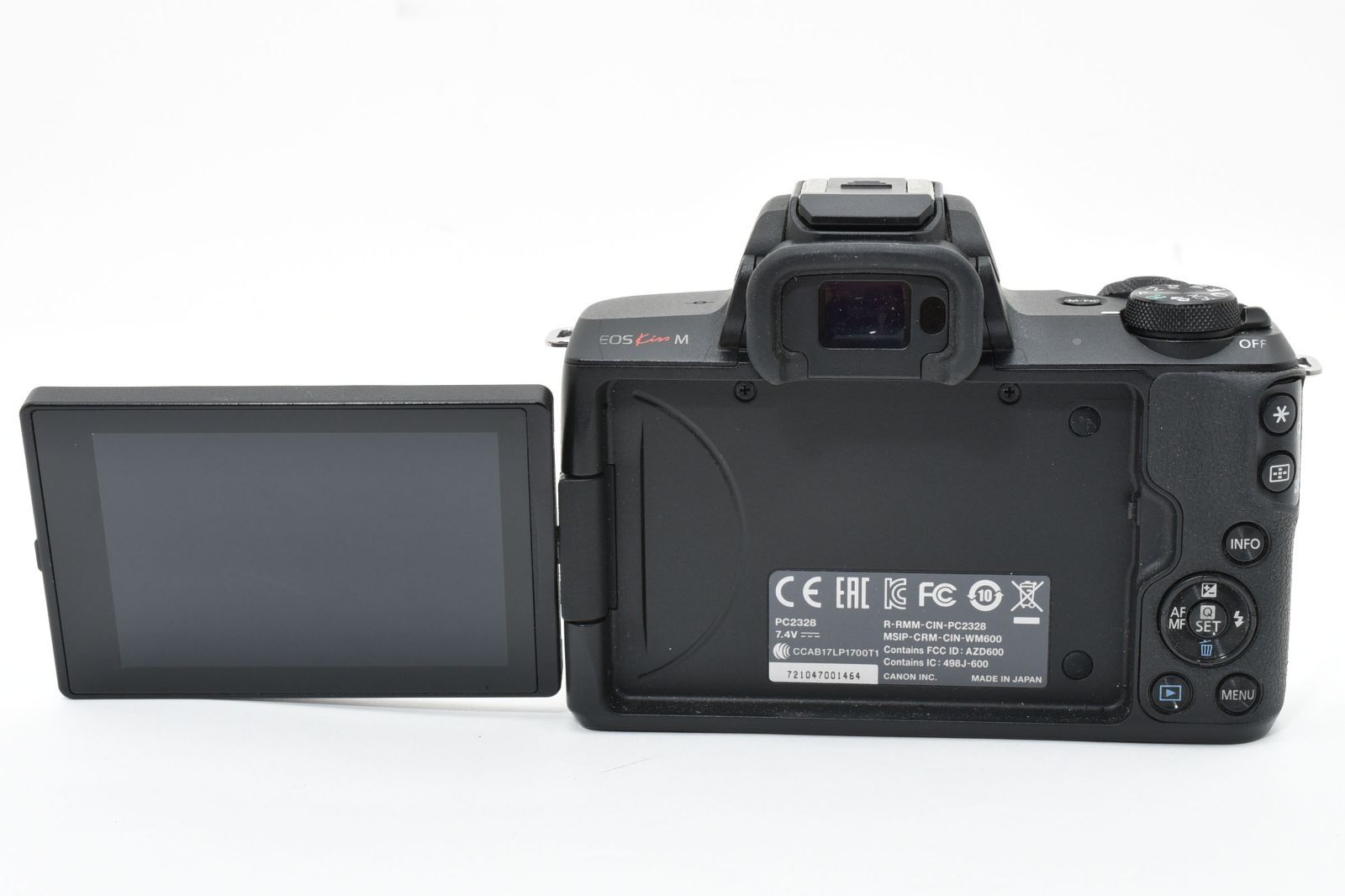 返品保証】☆良品☆ Canon キヤノン EOS Kiss M EF-M 15-45mm F3.5-6.3