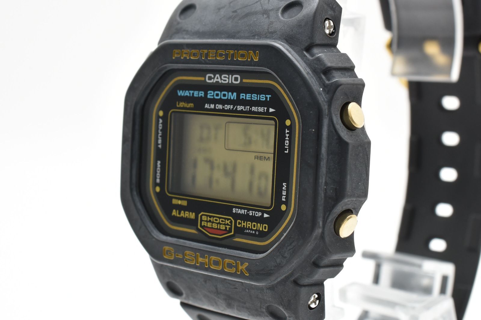 G-SHOCK DW-5600C-9V スピード ゴールドロゴ グリーン豆球 DW-5600C-9V 海外スピード レストア品 ゴールドVer. グリーン豆球 – G