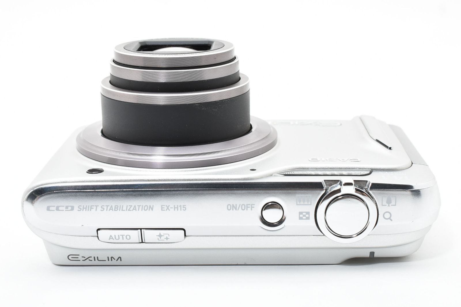返品保証】☆極上美品☆ カシオ CASIO EXILIM EX-H15 シルバー