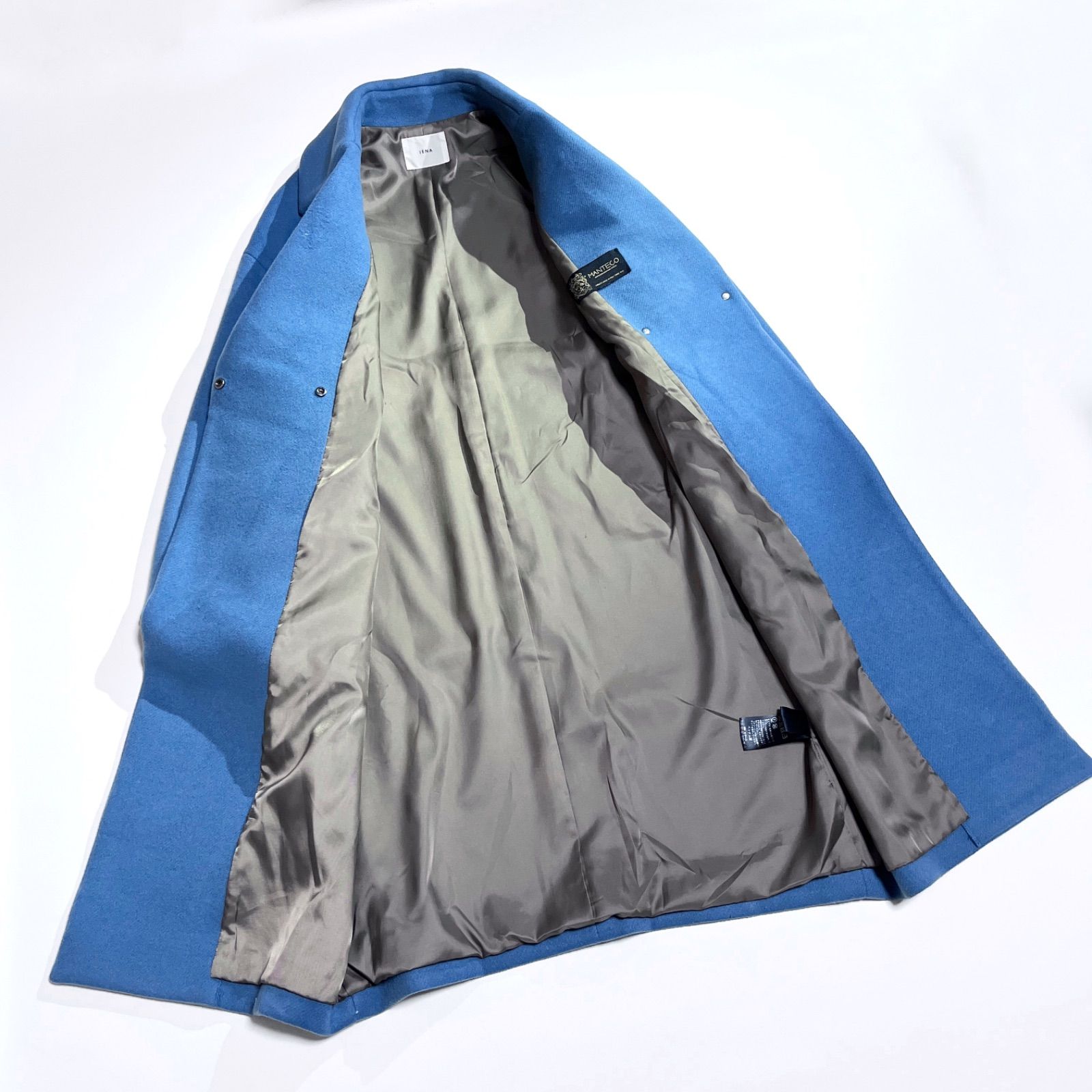 cZ49 IENA マンテコ オーバーチェスターコート カラーコート ロング