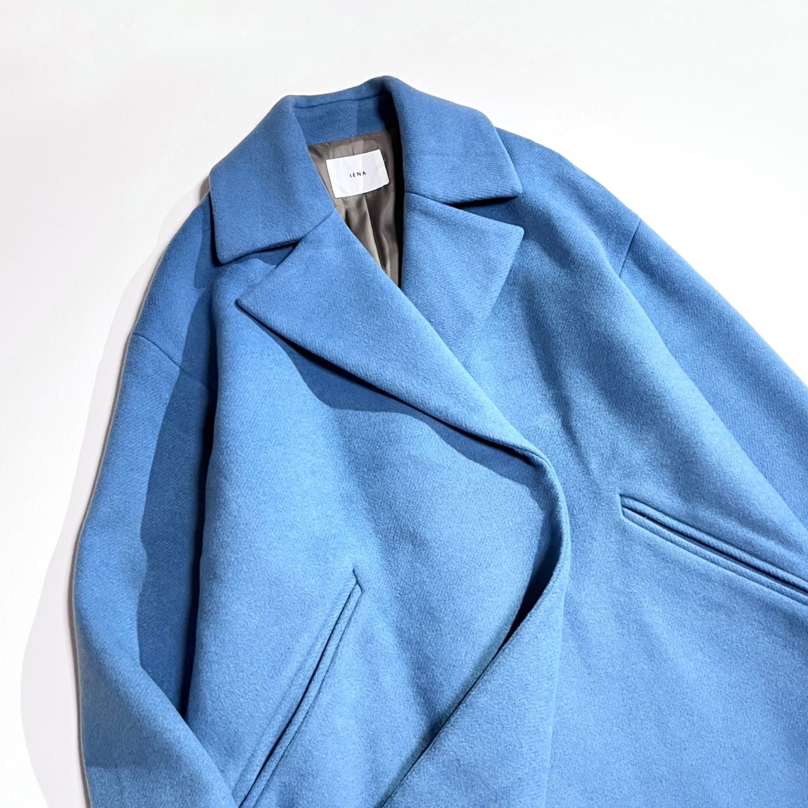 cZ49 IENA マンテコ オーバーチェスターコート カラーコート ロング