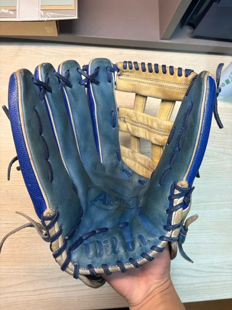 ウィルソン a 2 k 左投げ 外野グローブ キム ヒョンジュン 実際に着用