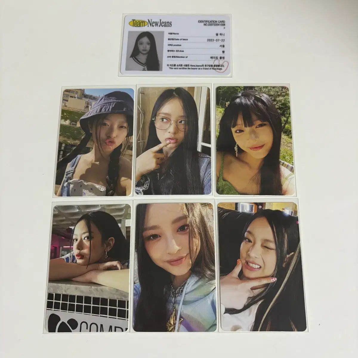 NewJeans ハニ ブルーブック Attention トレカ + IDカード まとめ
