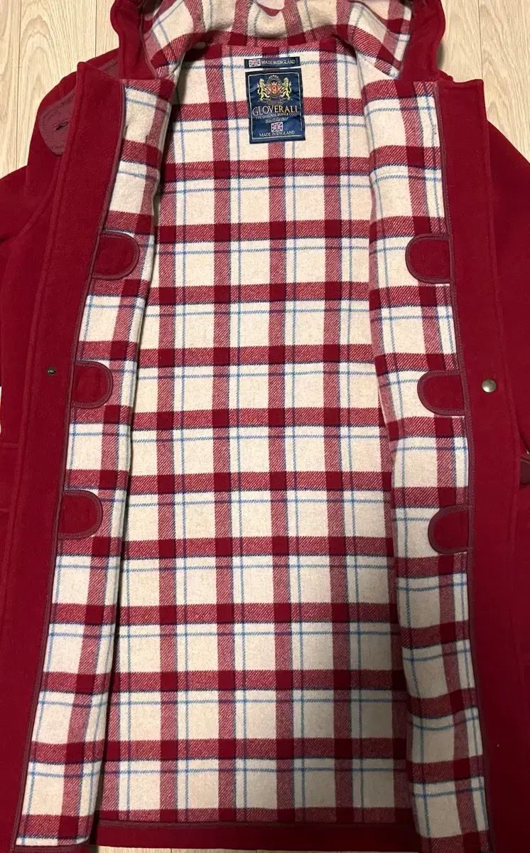 グローバーオール ダッフル コート FR 44 レッド