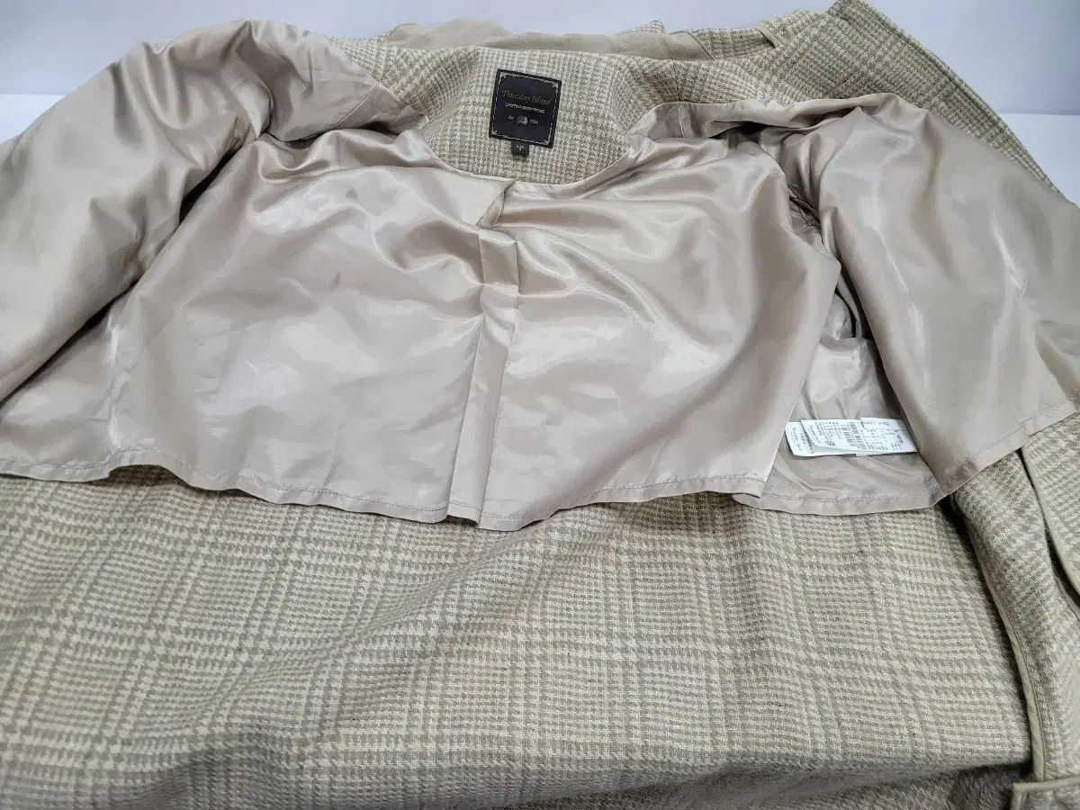  サースデーアイランド オーバーサイズ シャツ型 ウール フード アウター レディース S 85-160 ロングコート ジャケット アウター