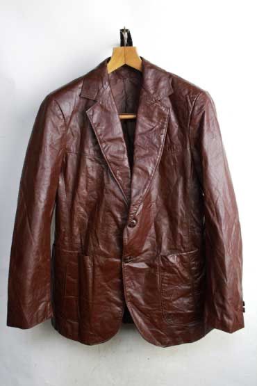 アルゼンチン製 1970年代 Sears シアーズ レザー テーラードジャケット