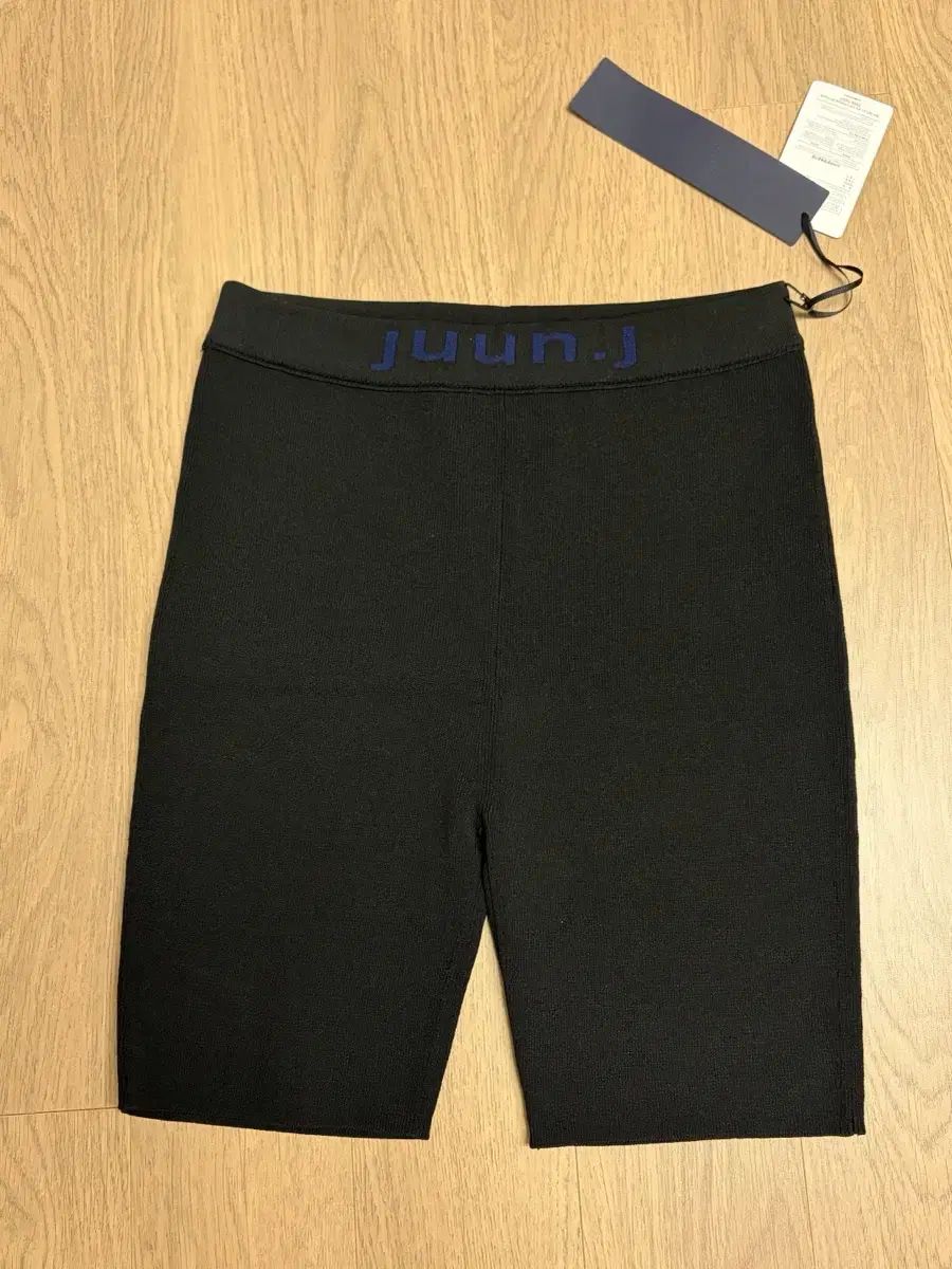 Juun.J ジュンジェイ ブラック ニット ハーフパンツ 38