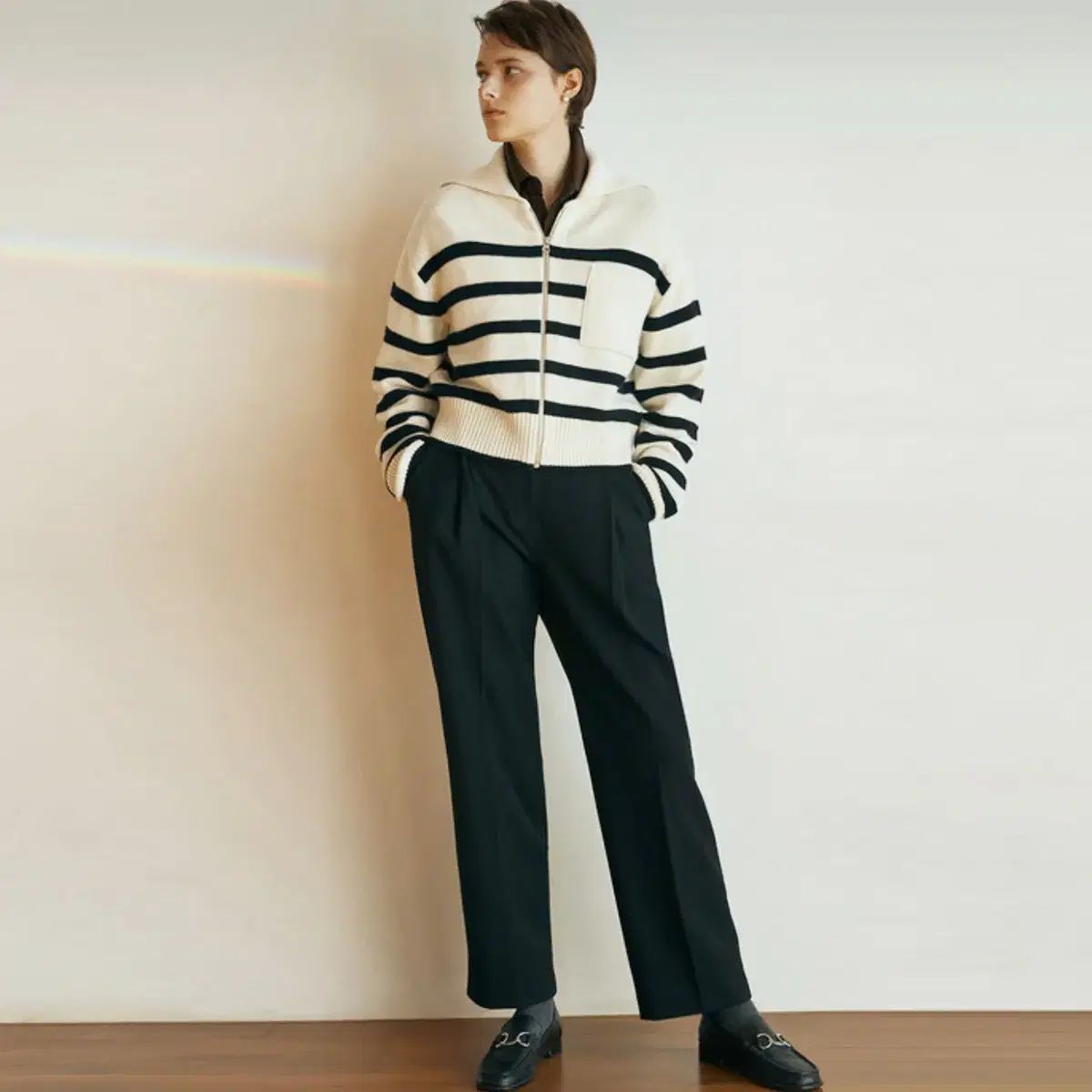 フロントロウ ワンタック ウィンター パンツ 55-66