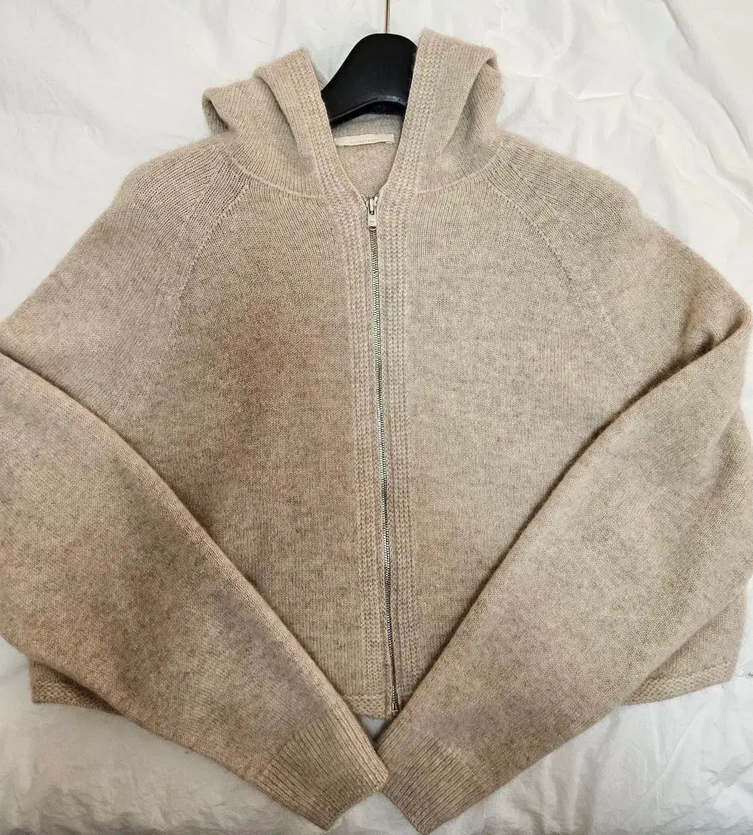 23 F W The HANDSOME CASHMERE ラウンジ カシミア フード ジップアップ ニット アウター