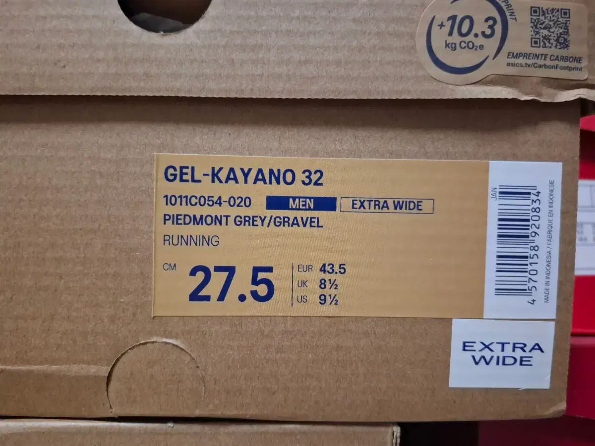  アシックス ゲルカヤノ 32 extrawide 275 スニーカー 靴