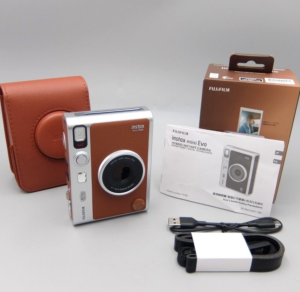 富士フイルム チェキ Evo ハイブリッドインスタントカメラ instax mini