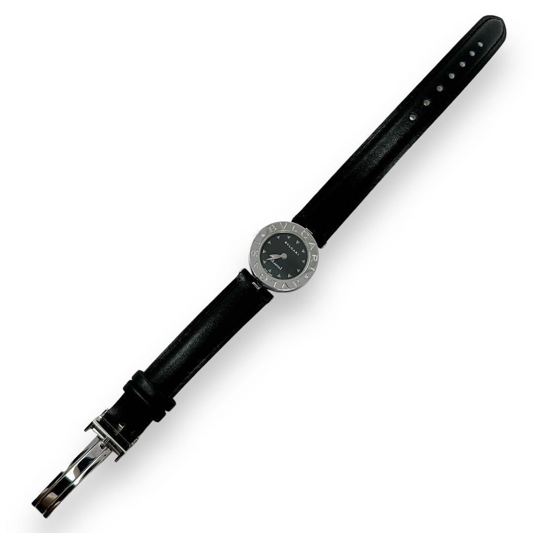 ブルガリ ビーゼロワン BZ22S レザーベルト ブラック レディース 時計
