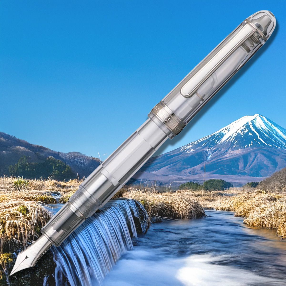 プラチナ万年筆 3776 センチュリー 忍野 5 オシノ M 中 PNB-20000 A 5-3