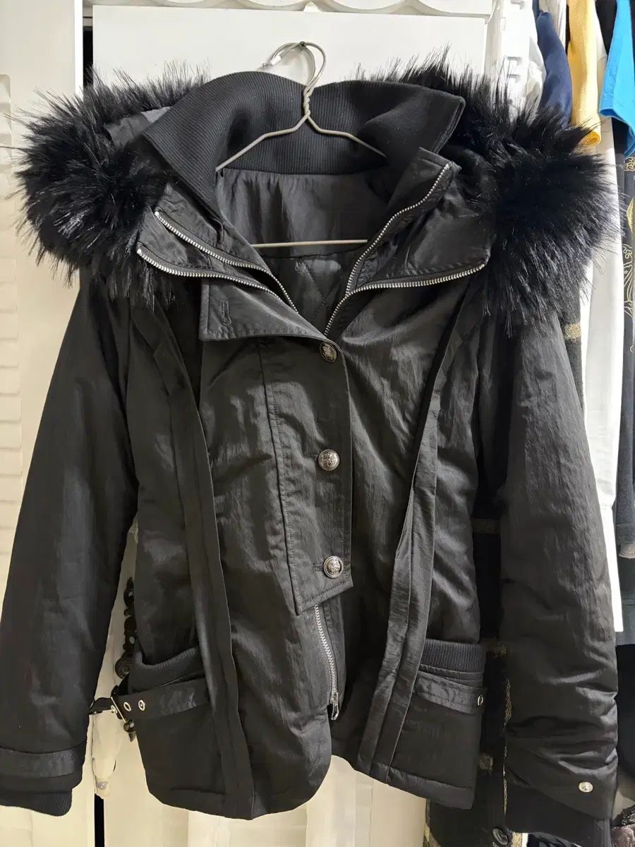 ファーパーカ ギャル ゴスパンク ヴィンテージ