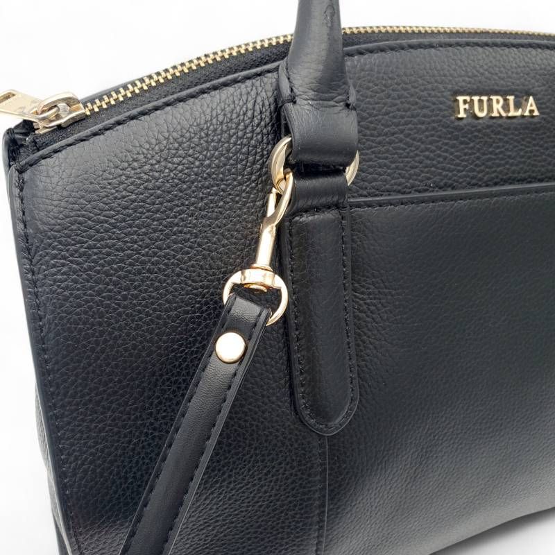 FURLA フルラ ショルダーバッグ 2way ハンドバッグ ロゴ レザー 本革