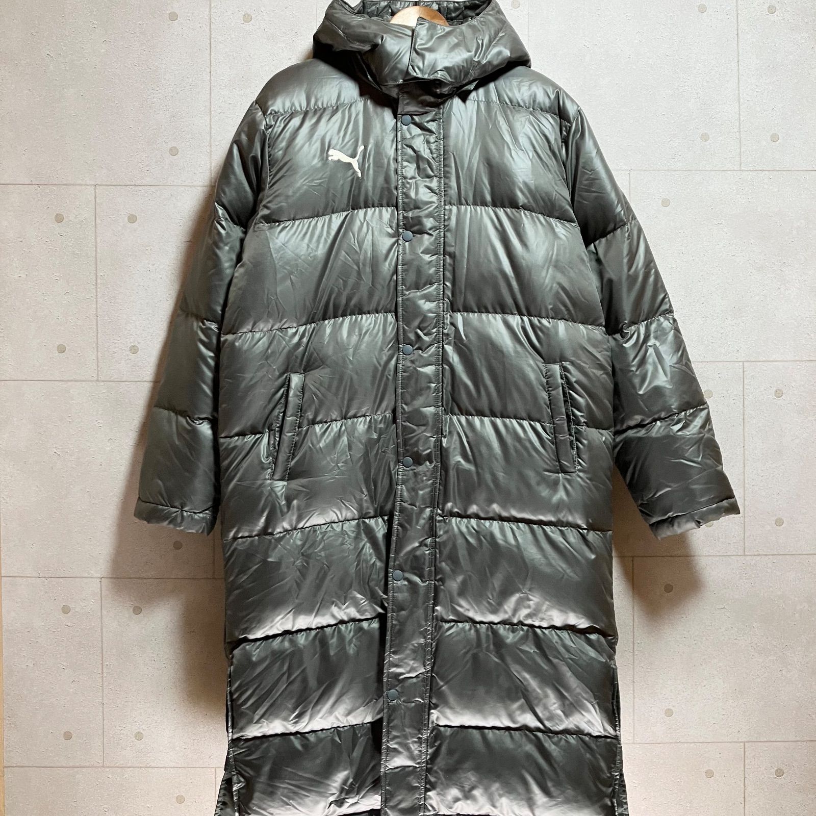 【PUMA】ロングダウン：ベンチコート　size O 楽天市場】マラソン最大3000円オフクーポン有！ プーマ ダウンコート