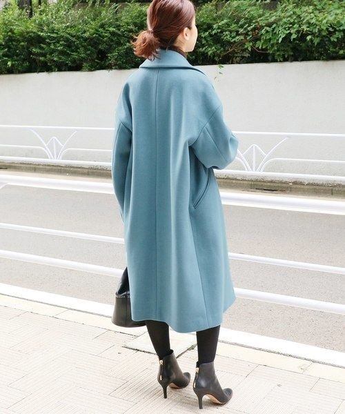 cZ49 IENA マンテコ オーバーチェスターコート カラーコート ロング