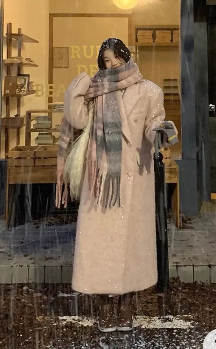 ピンク ウール オンライン ロングコート 上品さと可愛さを両立 ロング