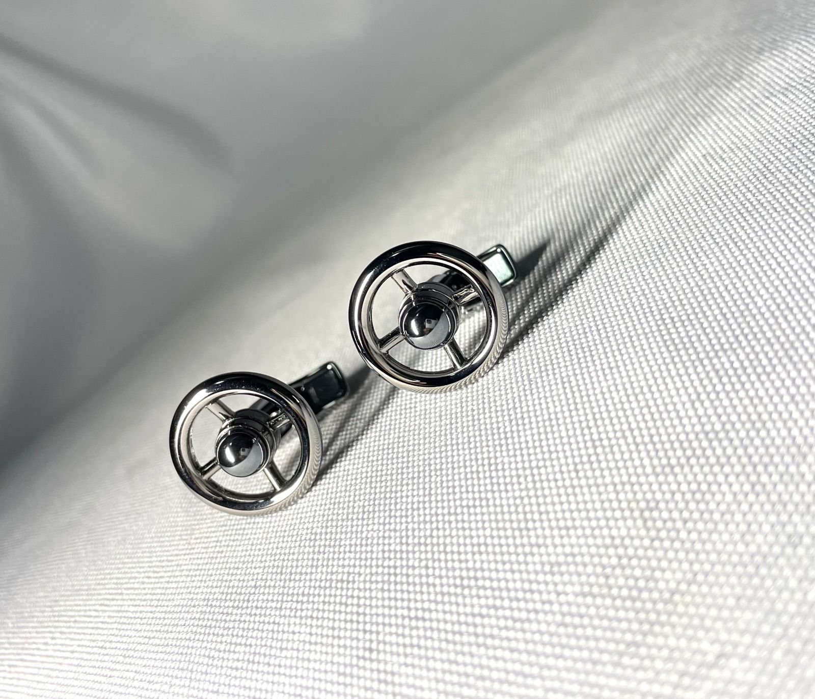 メンズ 美品 希少 Dunhillダンヒル 回転式 立体ハンドルデザイン