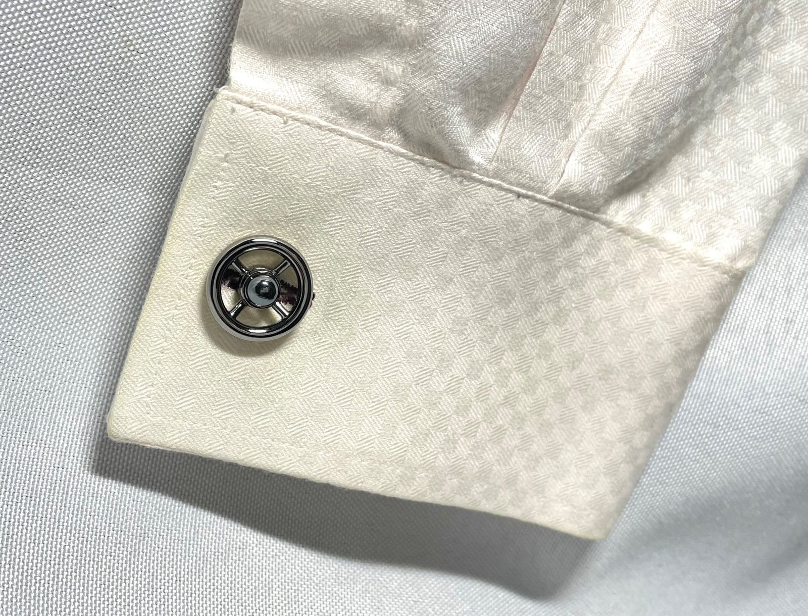 メンズ 美品 希少 Dunhillダンヒル 回転式 立体ハンドルデザイン