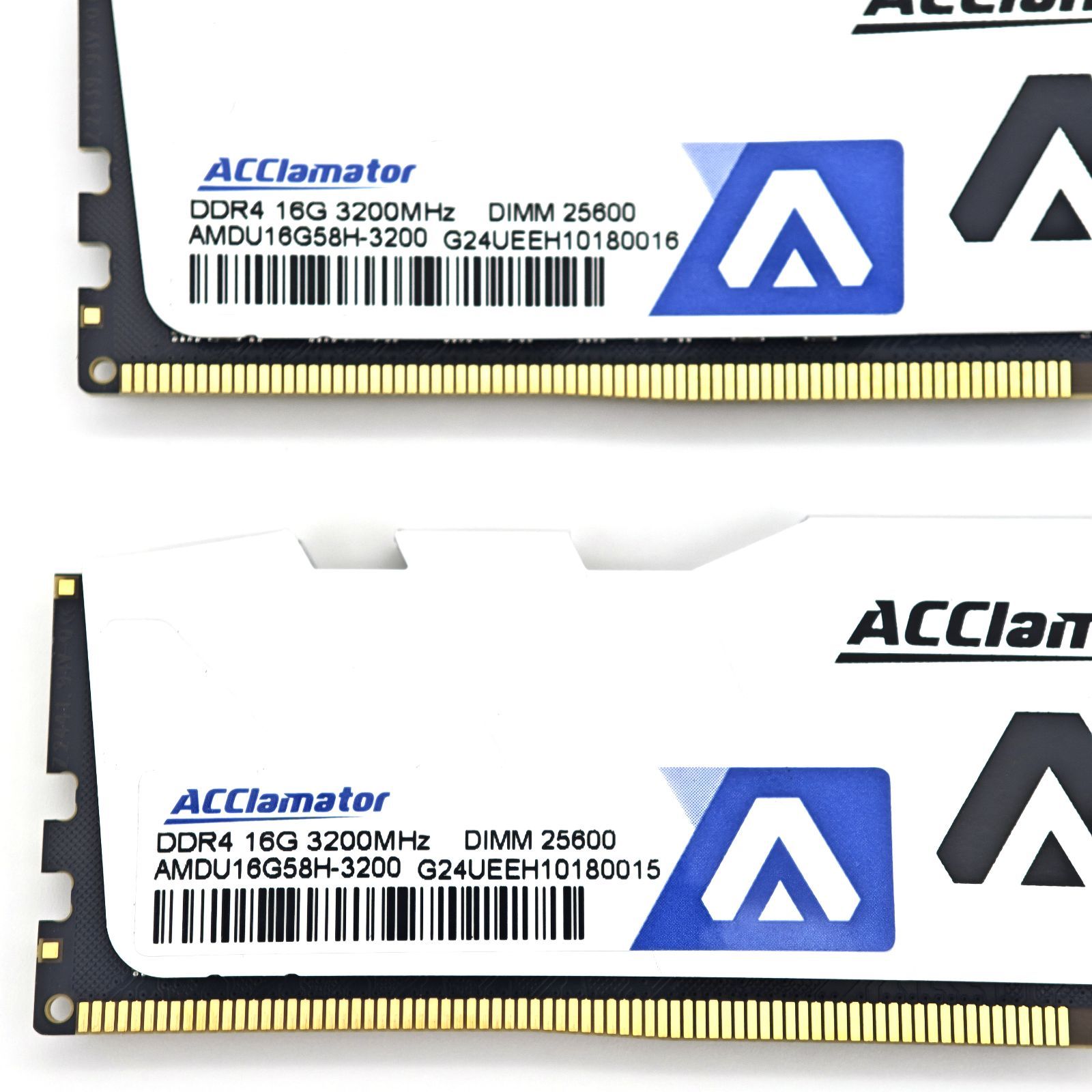 Acclamator OUNCE/DDR4/2個セット[新品●未使用] Acclamator OUNCE デスクトップPC用メモリ DIMM DDR4-3200 16GB×2枚