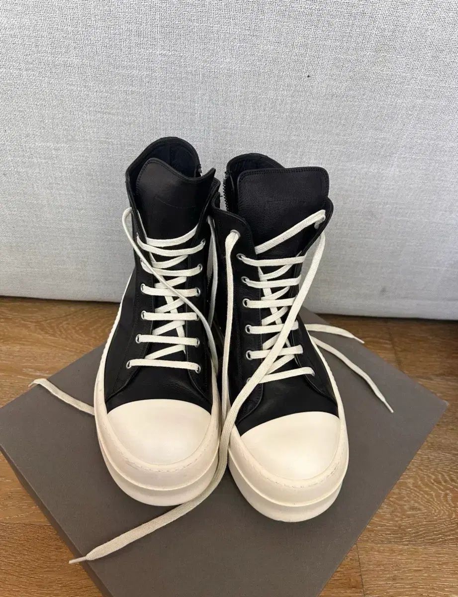 43 RICK OWENS リックオウエンス MEGA メガ バンパー ラモンズ ブラック ミルク