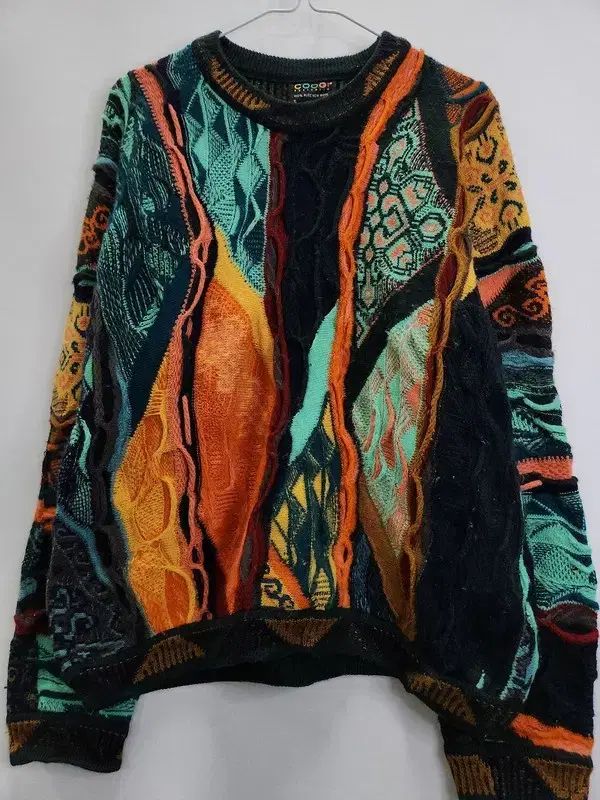 COOGI クージー ピュアウール100 マルチ ケーブルニット