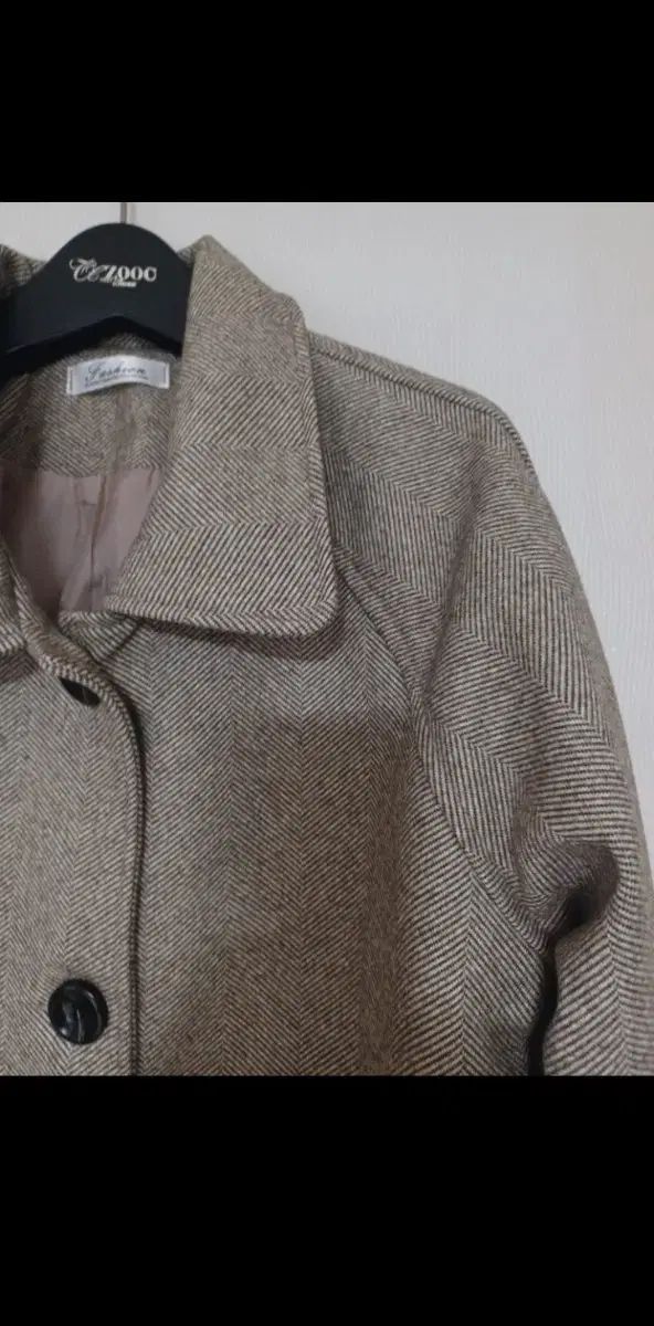 レディース ヘリンボーン CHECK コート