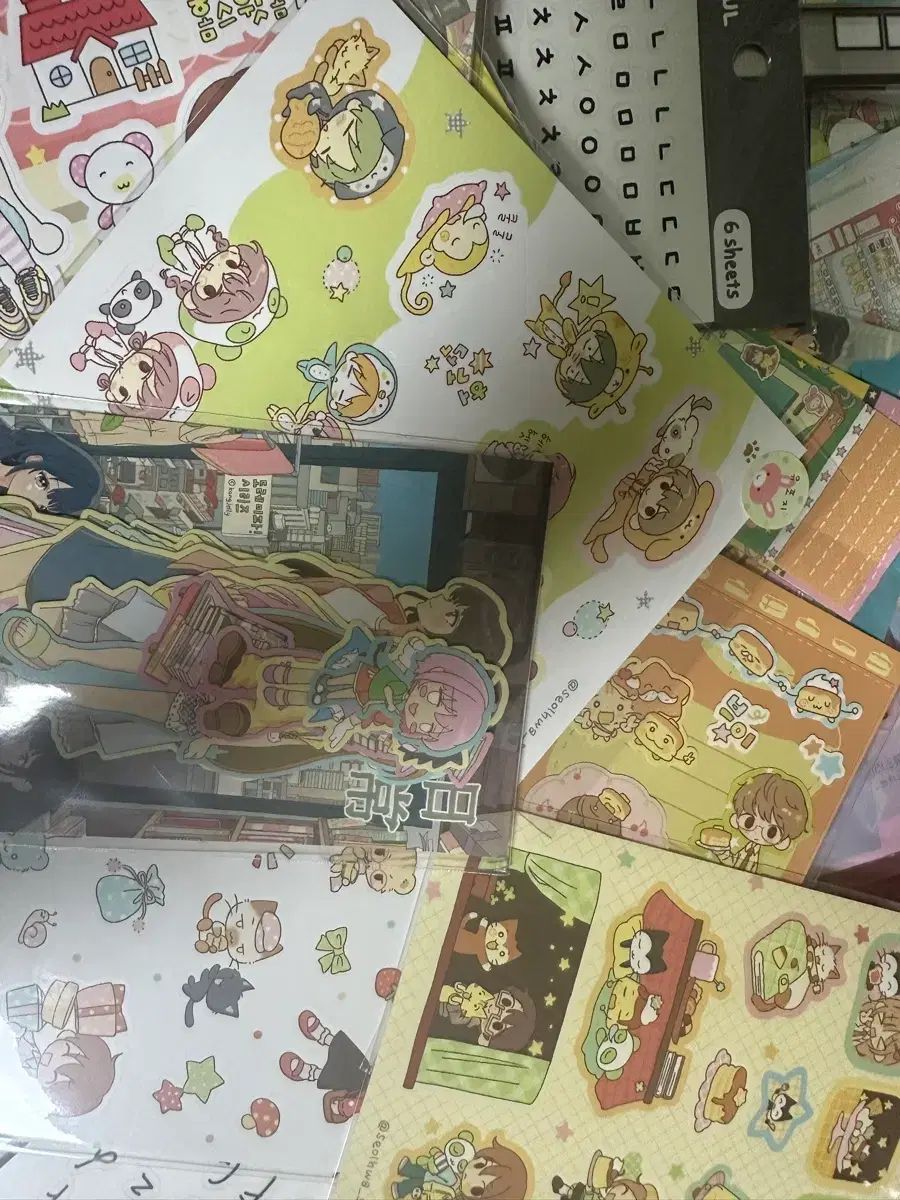 ダイアリーデコ ステッカー ポポ パクニャム ウイ ディアリウム ジユム ガラス など