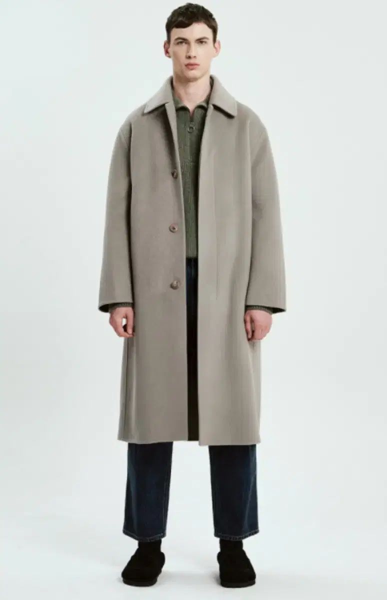 TIME HOMME インバーテッド プリーツ バルマカーン 100