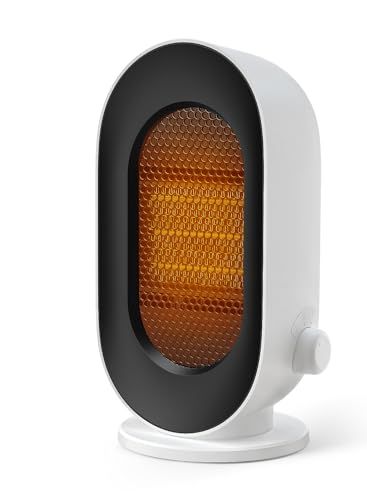 セラミックヒーター 小型 400 W 600 ヒーター 速暖 省エネ 静音 セラミックファンヒーター 転倒OFF 過熱保護 暖房器具 操作簡単 ダイヤル式 足元 デスク下 脱衣所 トイレ S 720 ブラック