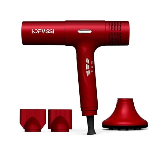 IOFVSSIドライヤー　高級　ローズレッド★新品未使用 新品】IOFVSSIドライヤー 速乾 大風量 ヘアドライヤー 高濃度マイナス