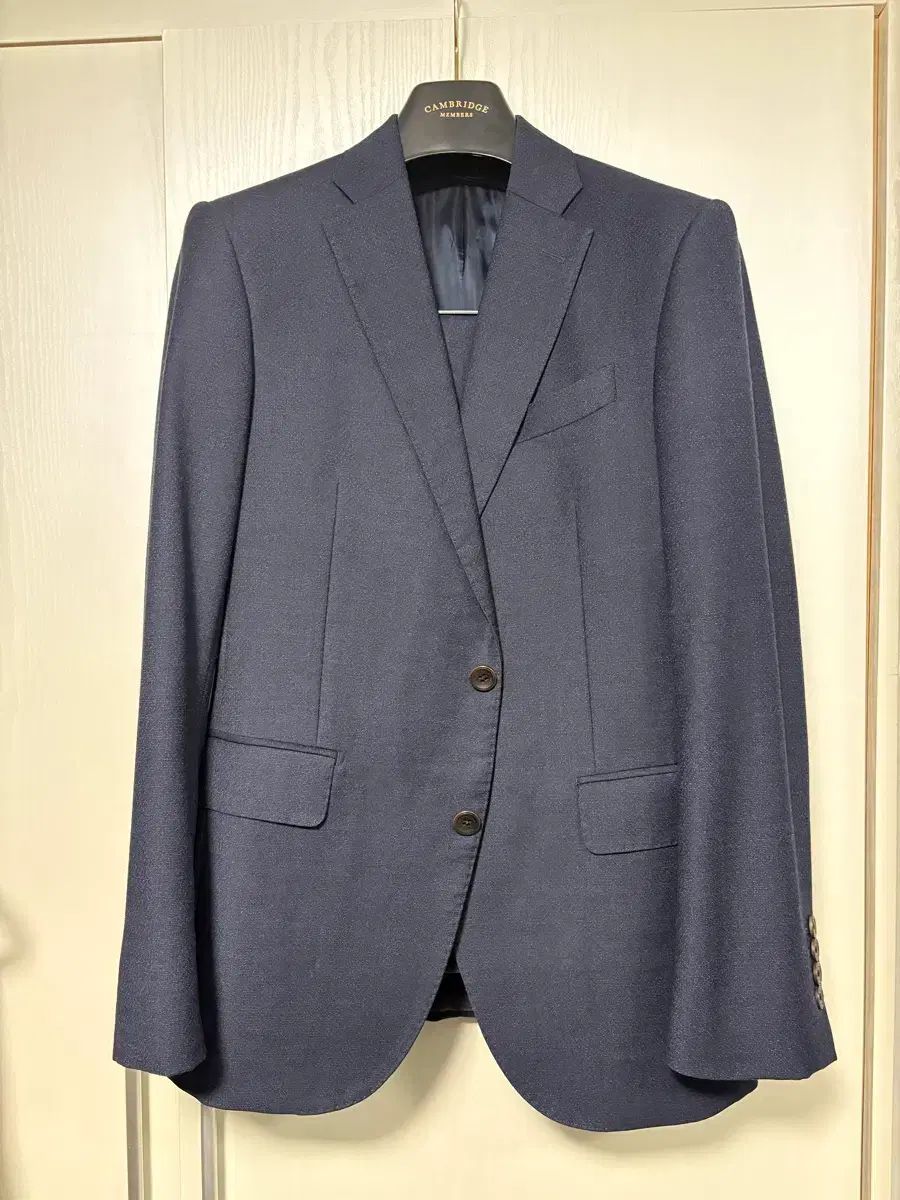 ケンブリッジメンバーズ フランネルスーツ ダークネイビー 95-29