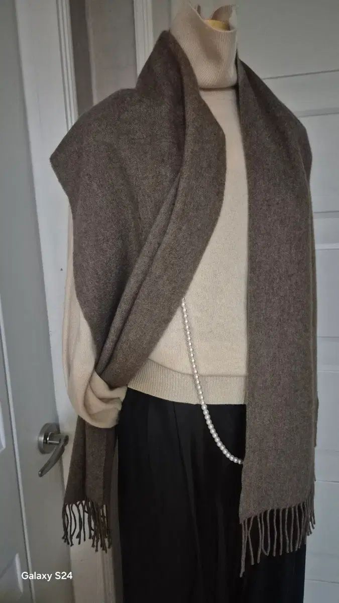 メトロシティ カシミア100％ マフラー