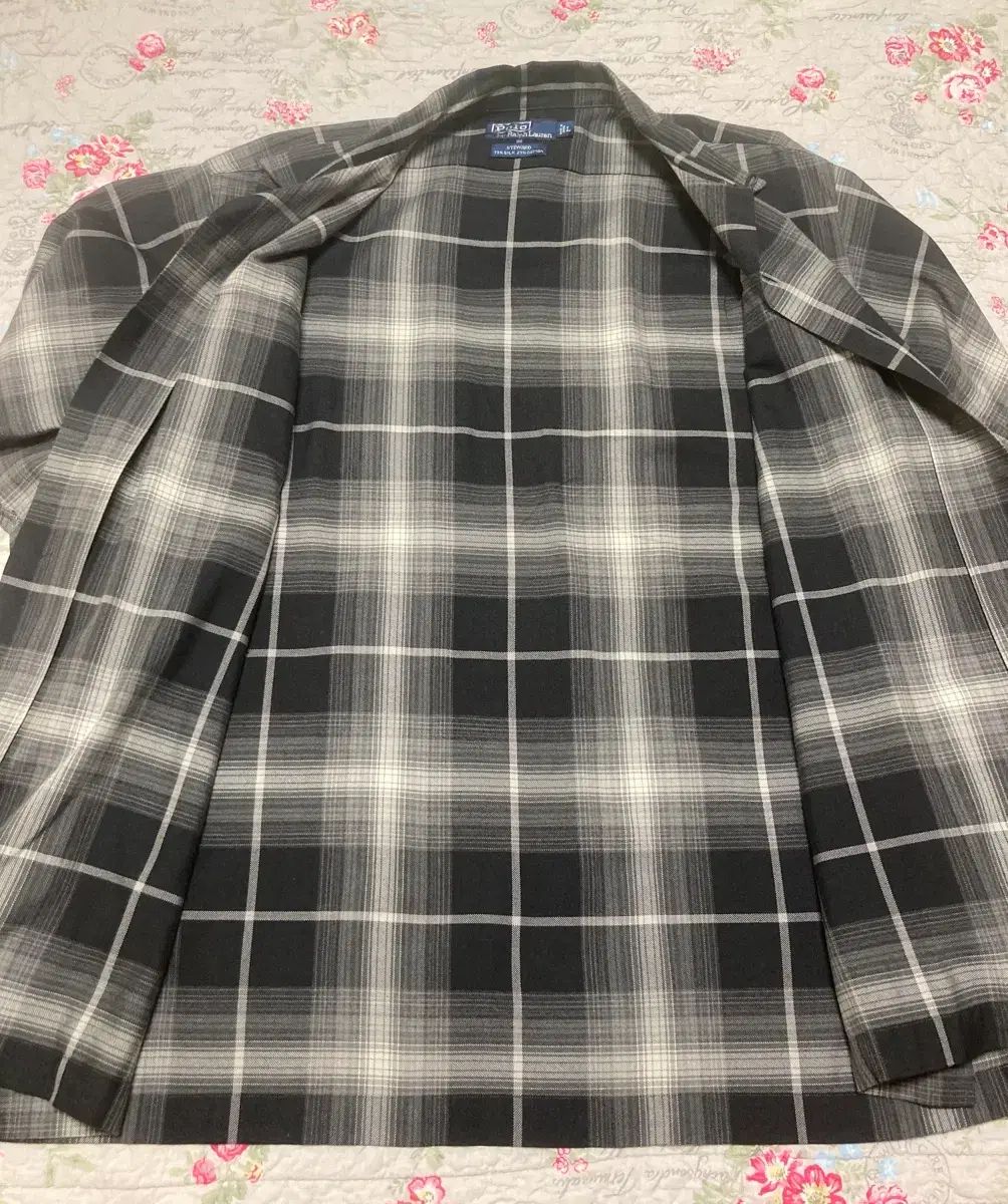 ポロラルフローレン STEWARD オンブレ オープン カラー シャツ