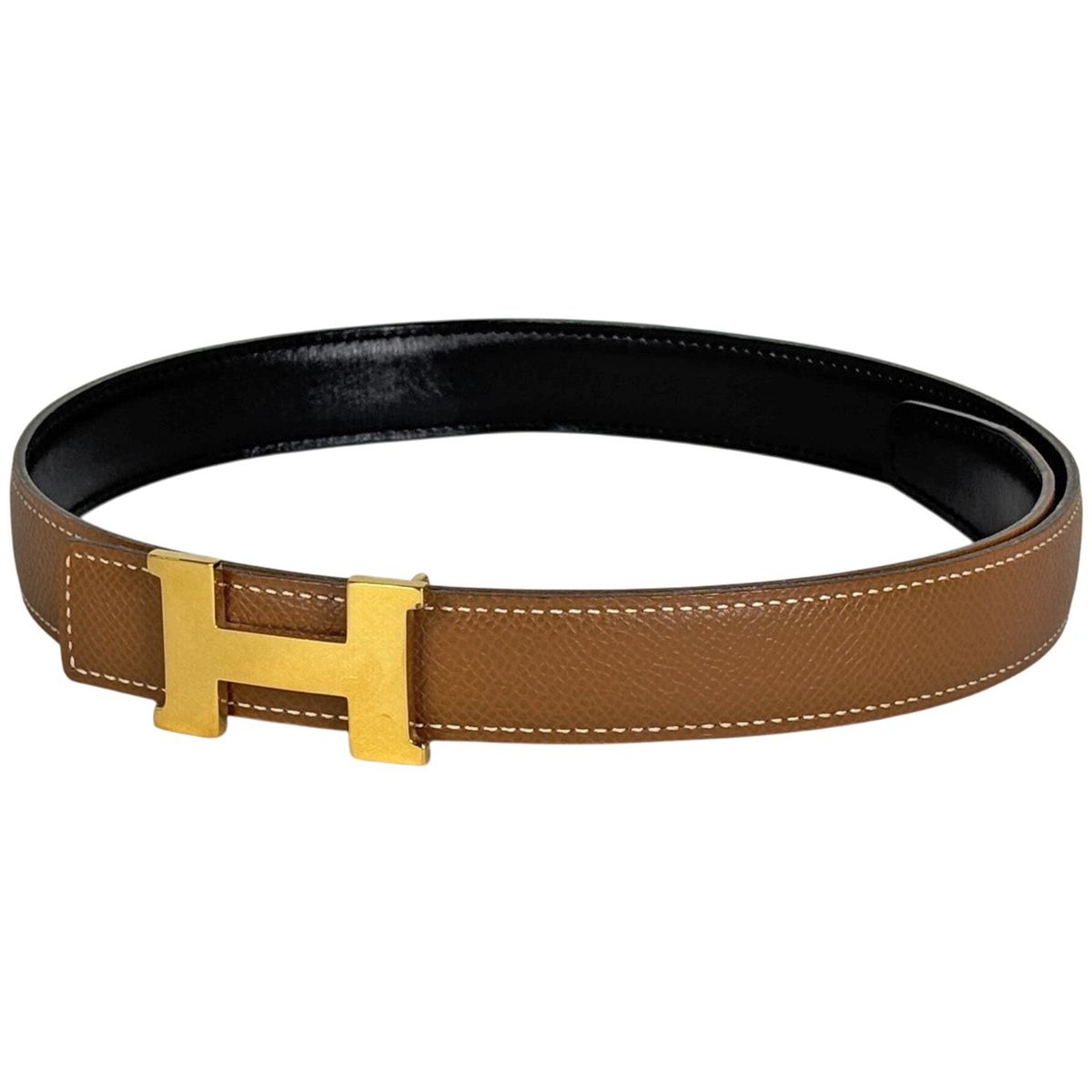 エルメス HERMES コンスタンス リバーシブル H ベルト □B刻印 ベルト