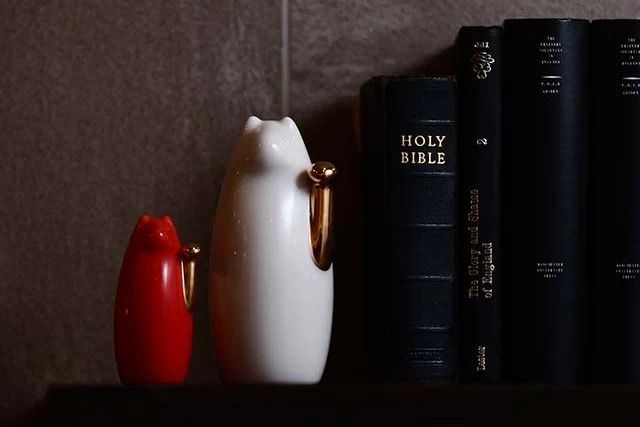 新品未使用 SETOMANEKI 中 赤 招き猫 赤 磁器 瀬戸焼 中外陶園 中川政