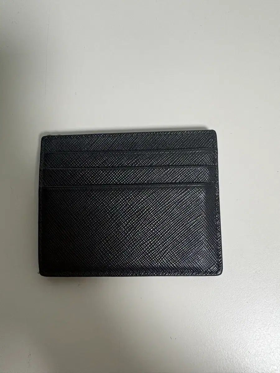 PRADA プラダ ブラック サフィアーノ カードウォレット