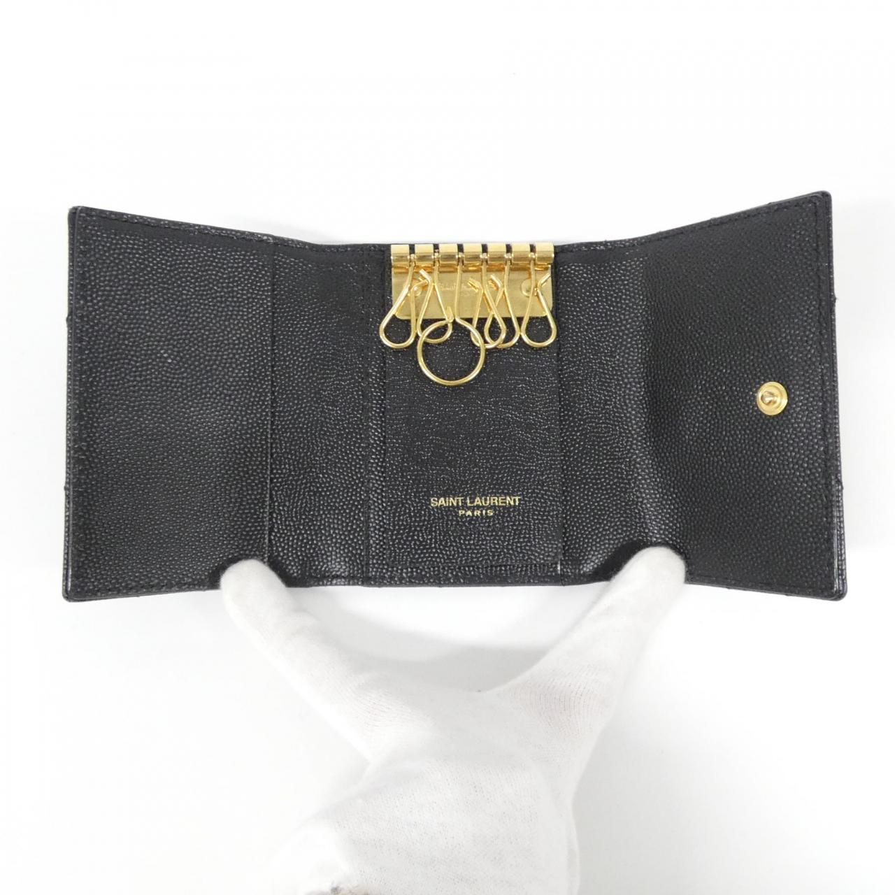  サンローラン 580656 BOW 01 キーケース 名刺入れ 小物