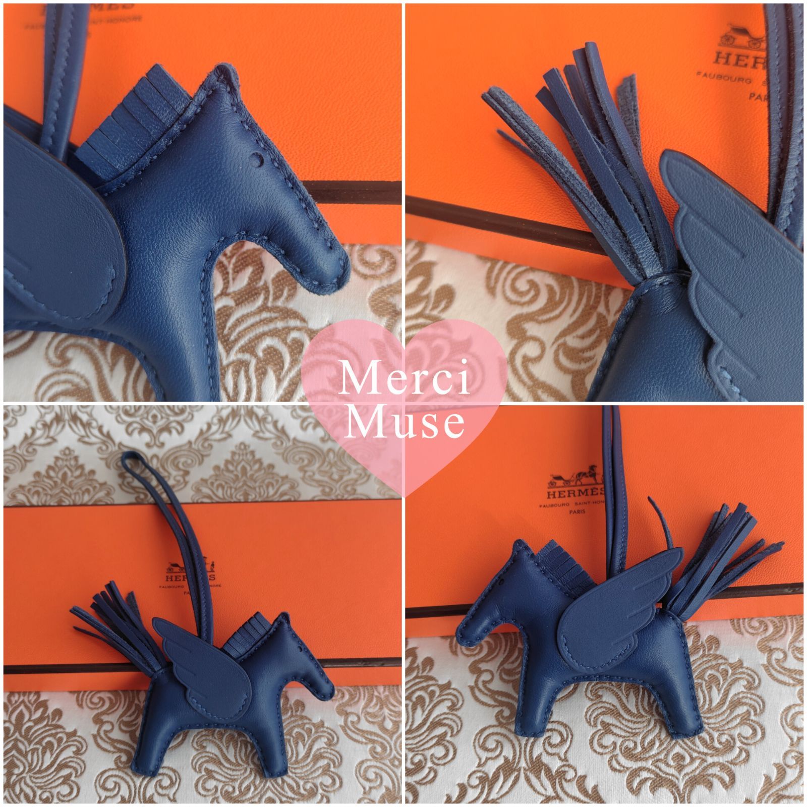 ❤お得なお品❤ペガサスPM ブルータイ エルメス K刻印 MerciMuse