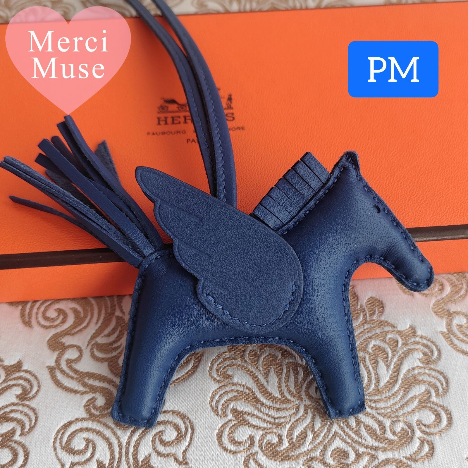 ❤お得なお品❤ペガサスPM ブルータイ エルメス K刻印 MerciMuse