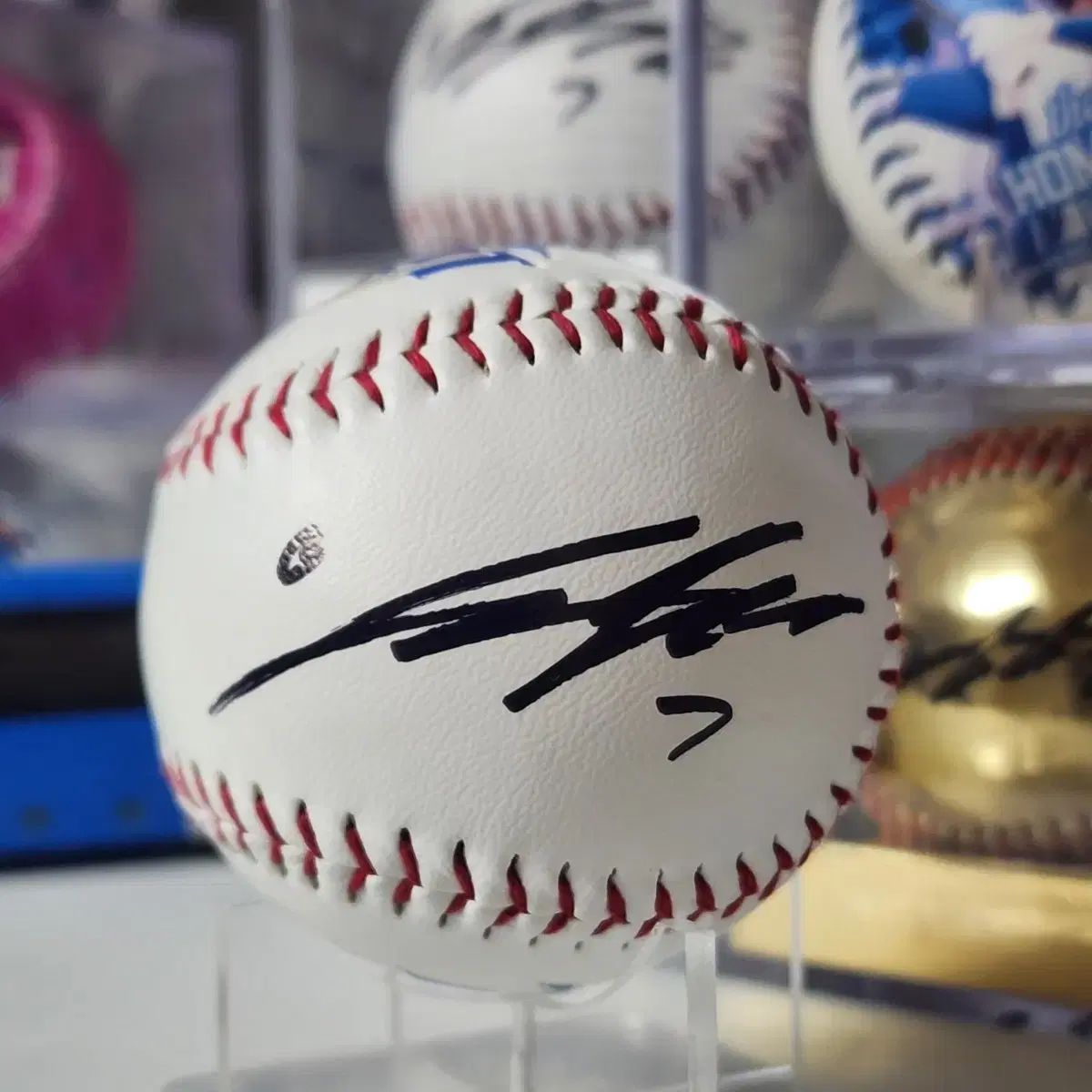 サムスン ライオンズ ヒョンジェ HYUNJAE イジェヒョン ロゴボール サイン入りサインボール サインボール