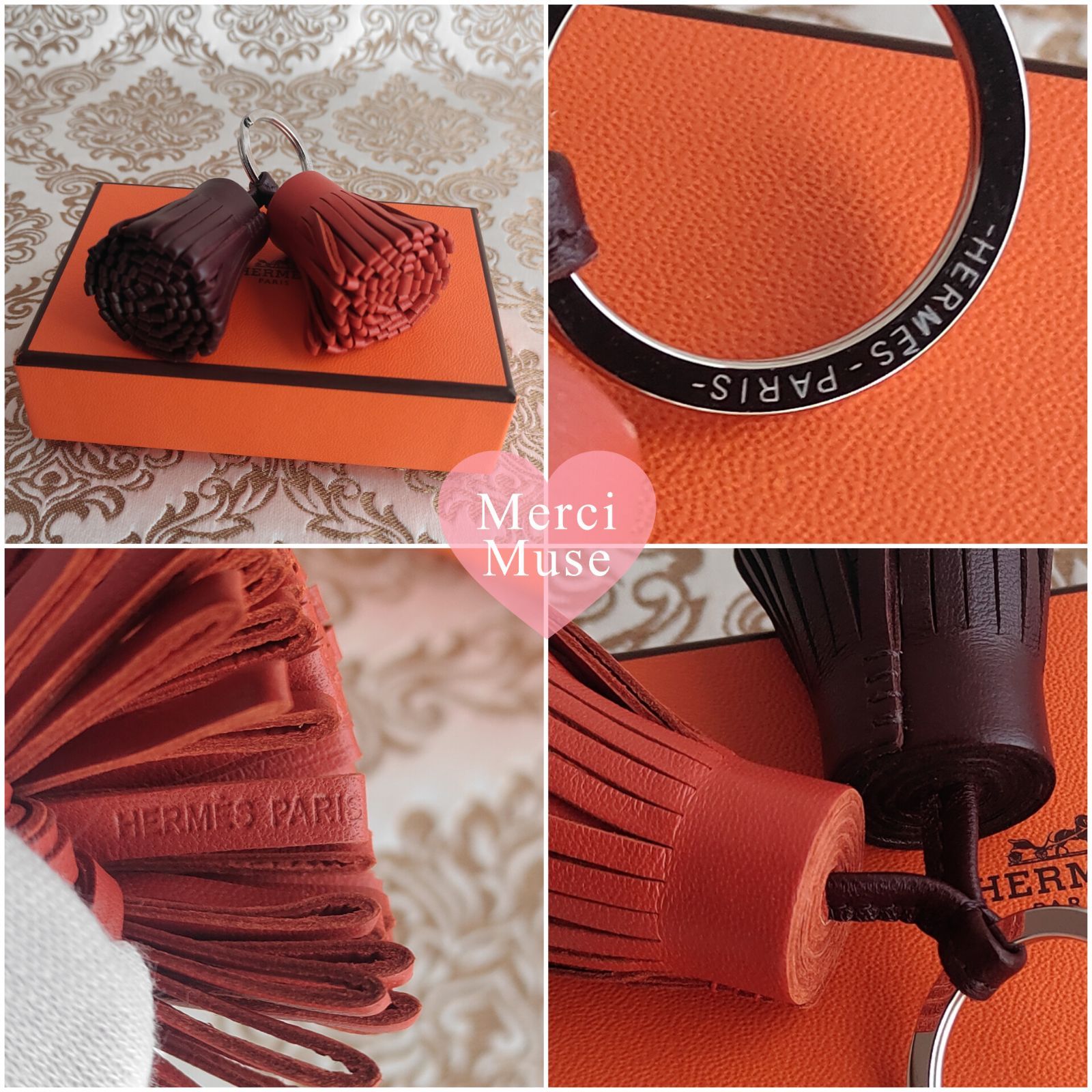 ♥お得な未使用品♥ユリスナノ ルージュトマト エルメス 手帳型チャーム 箱付き ♥お得な未使用品♥ユリスナノ ルージュトマト エルメス 手帳型チャーム 箱