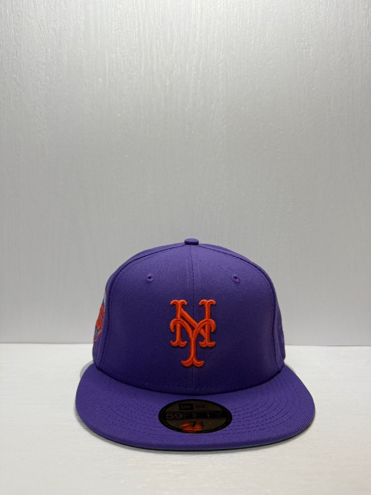 Newera ニューヨークメッツ 50 thアニバーサリー 59 fifty フィッティドキャップ パープル