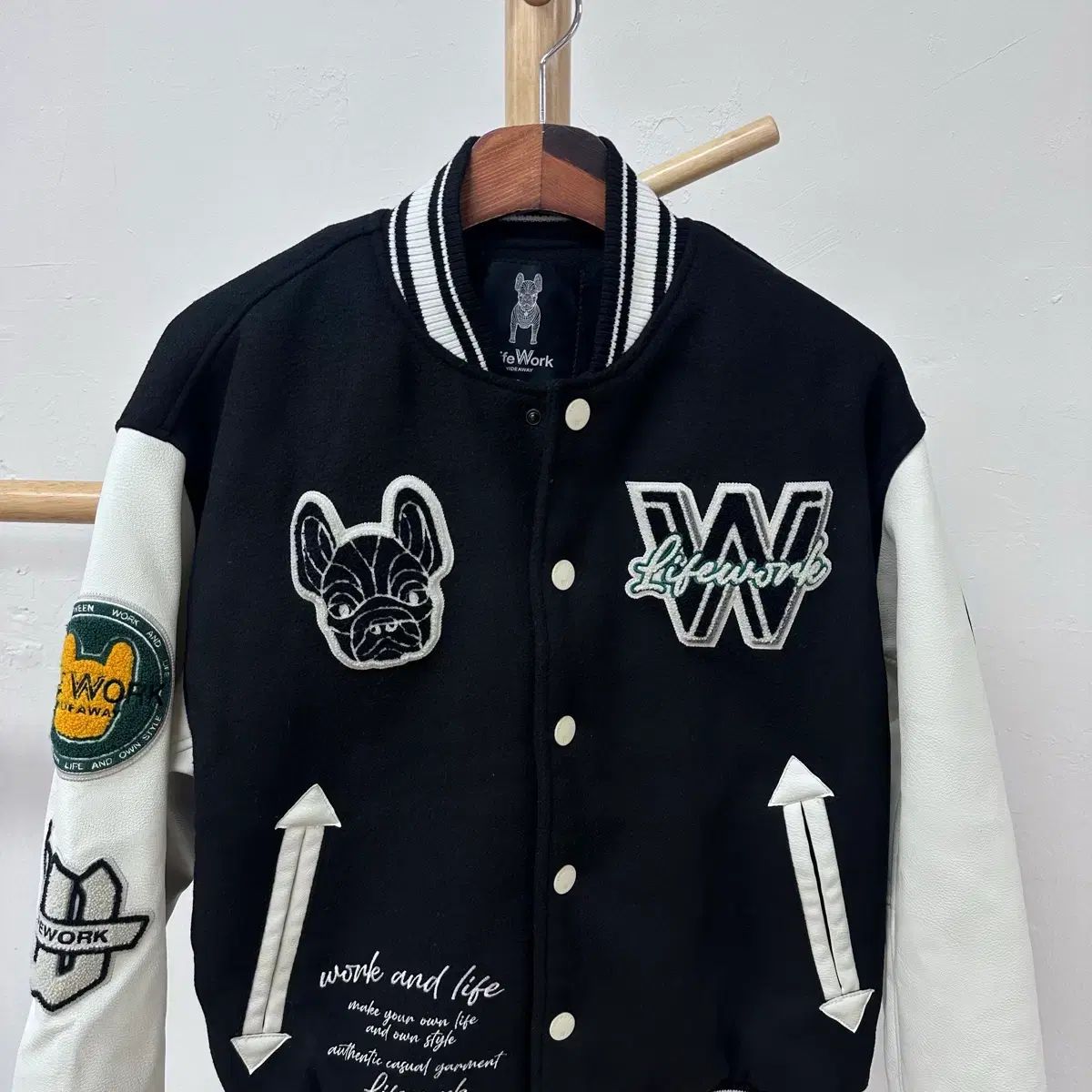 ライフワーク ヒップ An Ode スタジャン ブラック Sサイズ J 25